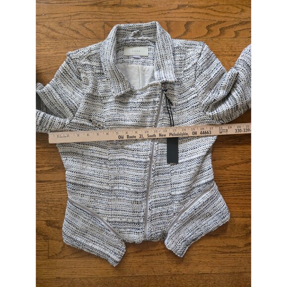 BLANKNYC Womens Tweed Fitted Zipper Moto Jacket Size Small NWT - Picture 8 of 8